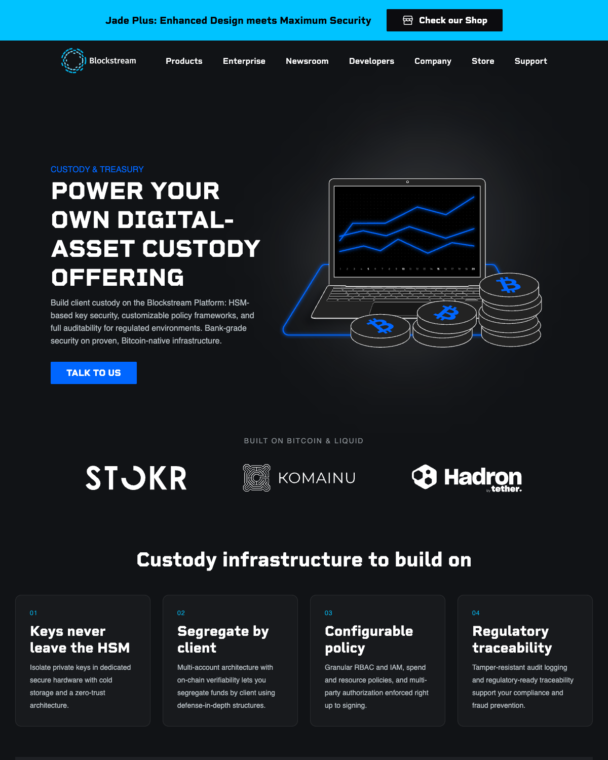 Qualified Custodians landing page